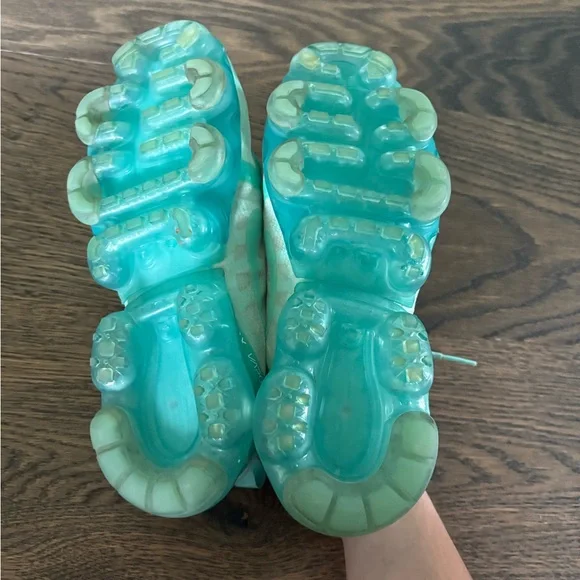 Nike Air VaporMax Flyknit Sneakers - Teal - Picture 7 of 8
